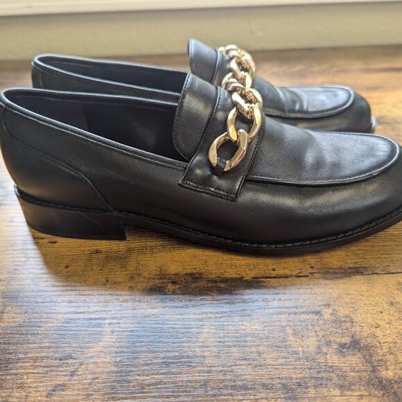 NWOT Reiss Berwick Chain Loafers Size- 8.5 - Picture 6 of 7